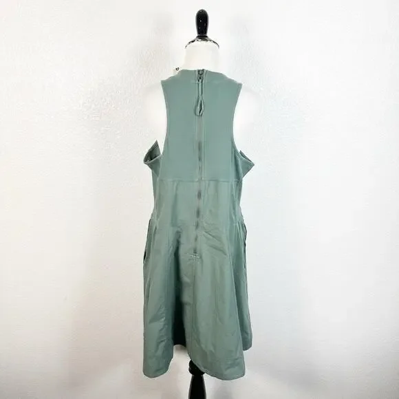 Daily Practice NWT by Anthropologie Women’s Sleeveless Halter Dress in Green XL - Picture 6 of 16